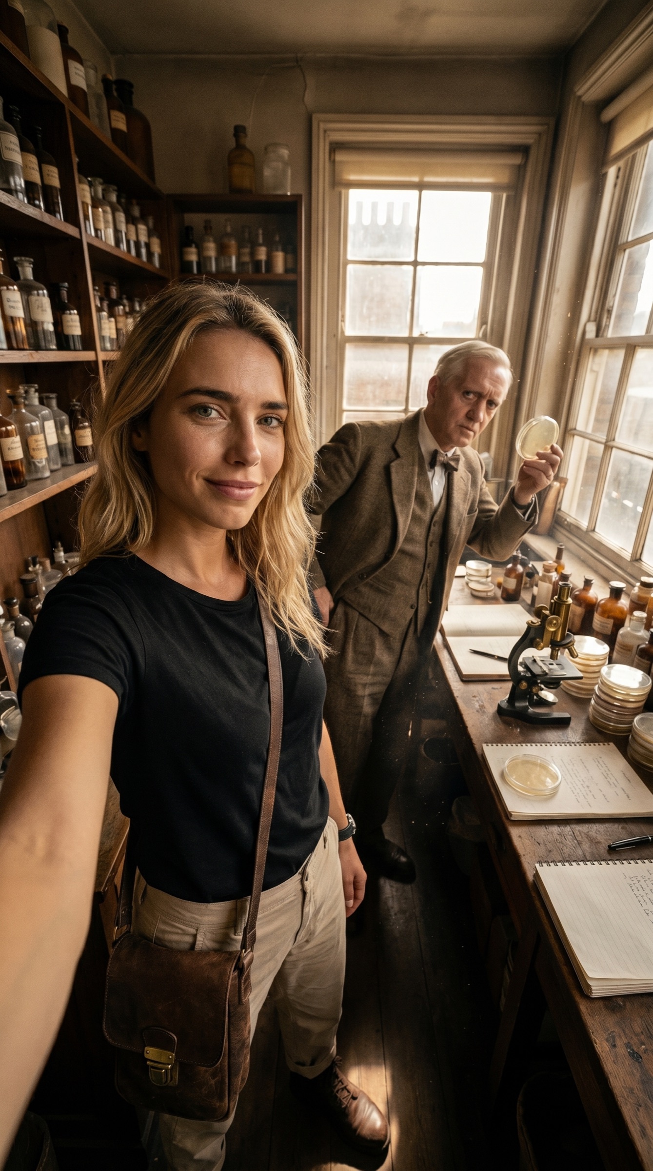 Folge 1: London, 1928 – Mira im Labor von Alexander Fleming, Entdeckung des Penicillins